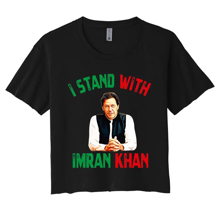 Imran Khan PTI Party Pakistan Support Freedom Women's Crop Top Tee