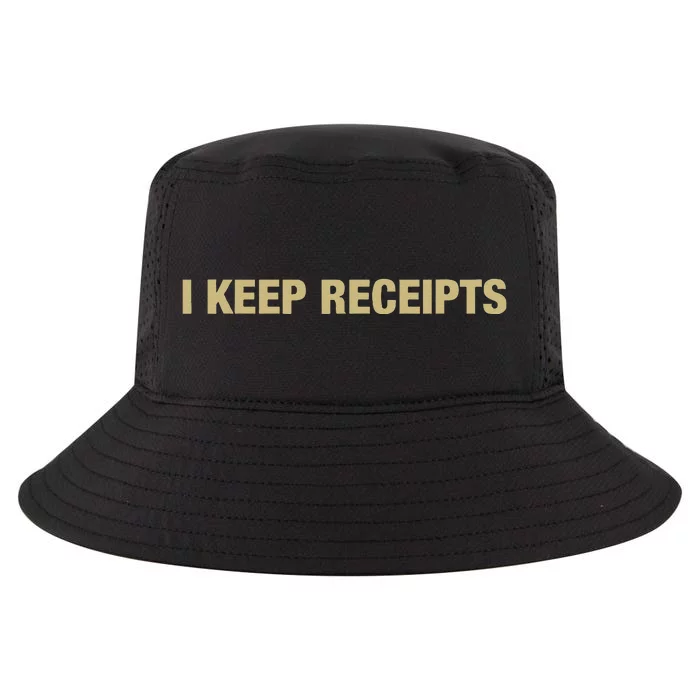 I Keep Receipts Cool Comfort Performance Bucket Hat