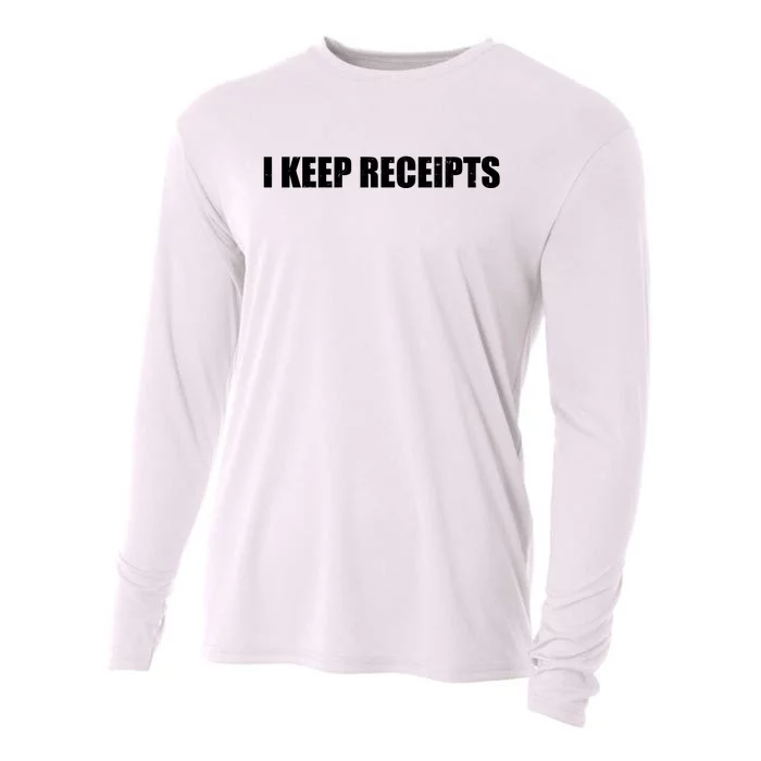 I Keep Receipts Cooling Performance Long Sleeve Crew