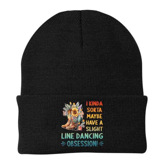 I Kinda Sorta Maybe Have A Slight Line Dancing Obsession Knit Cap Winter Beanie