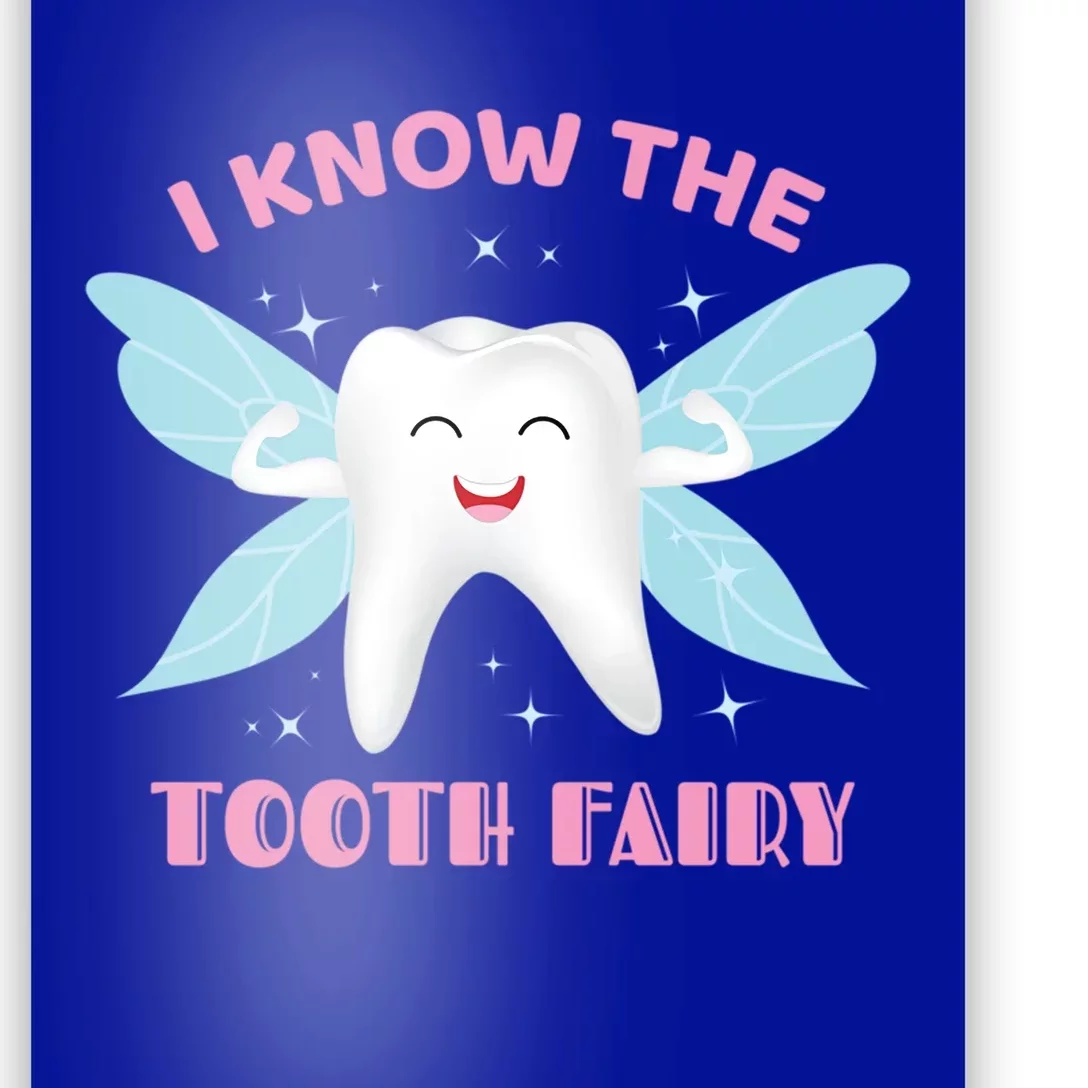 I Know The Tooth Fairy Funny Pediatric Dentist Cool Gift Poster