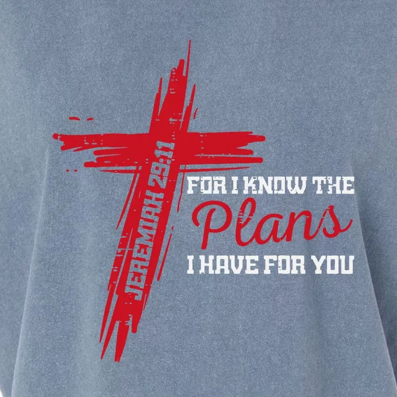 I Know The Plans I Have For You God Christian Women Garment-Dyed Women's Muscle Tee