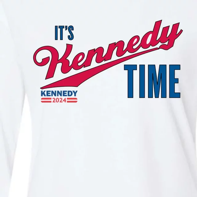 Its Kennedy Time RFK For President 2024 Womens Cotton Relaxed Long Sleeve T-Shirt