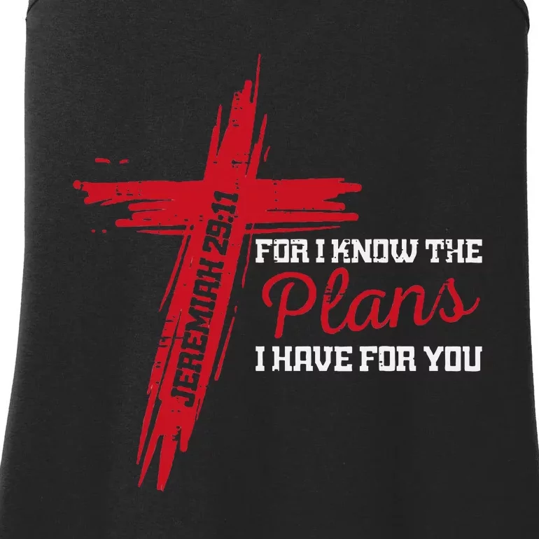 I Know The Plans I Have For You God Christian Ladies Essential Tank