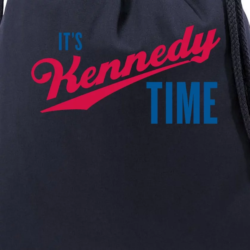 Its Kennedy Time RFK Jr. Drawstring Bag