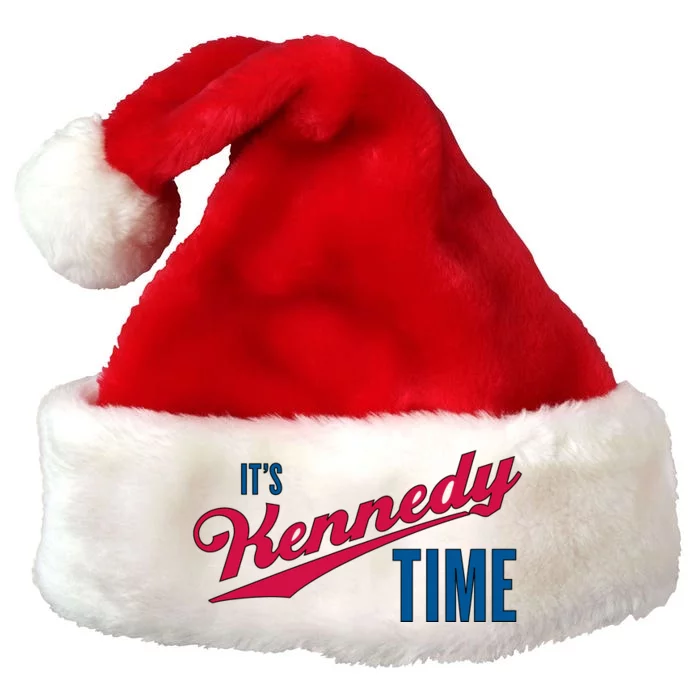 Its Kennedy Time RFK Jr. Premium Christmas Santa Hat