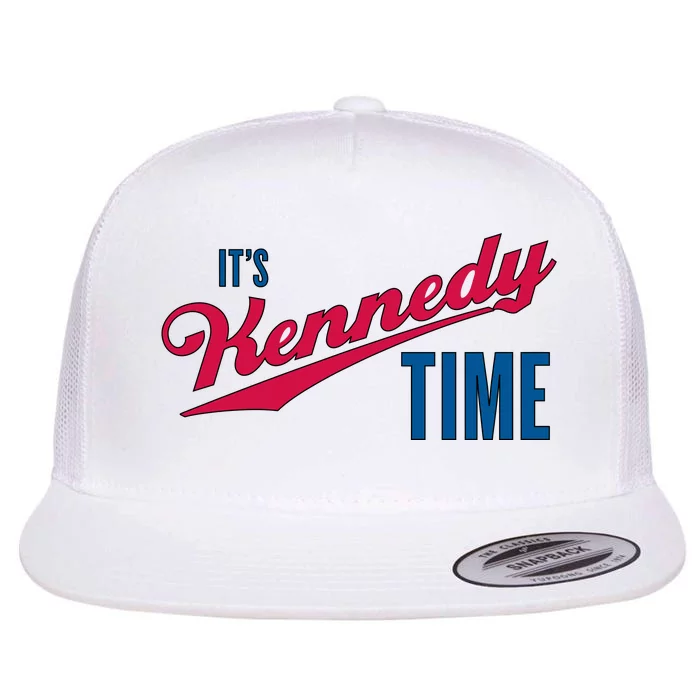 Its Kennedy Time RFK Jr. Flat Bill Trucker Hat