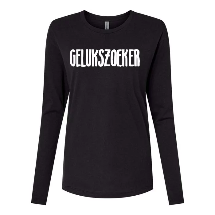 Ines Kostić Wearing Gelukszoekers Womens Cotton Relaxed Long Sleeve T-Shirt