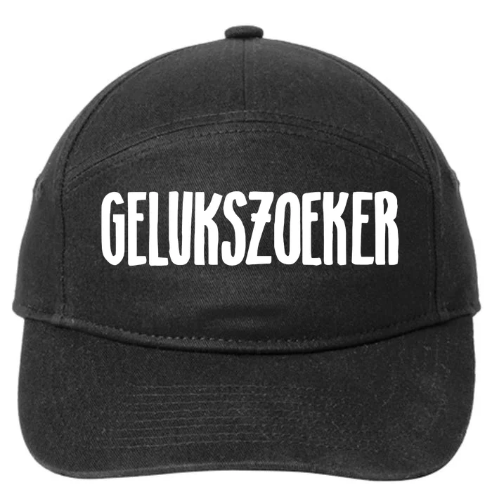 Ines Kostić Wearing Gelukszoekers 7-Panel Snapback Hat