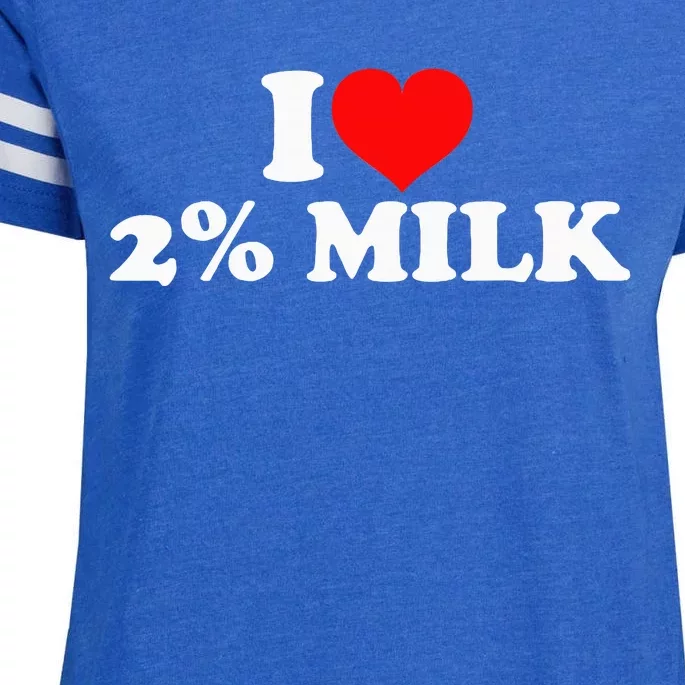 I Love 2 Milk Enza Ladies Jersey Football T-Shirt