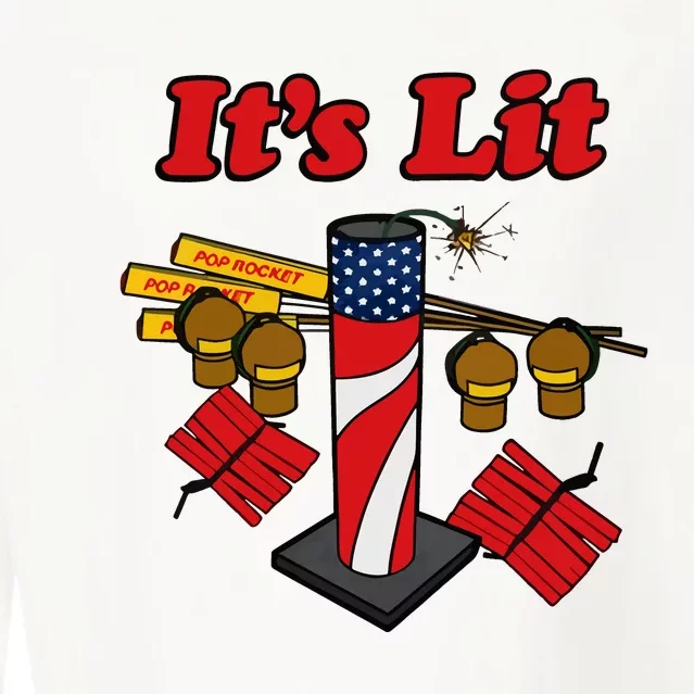 ItS Lit 2024 Cropped Pullover Crew