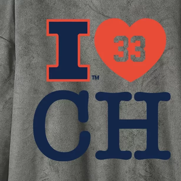 I Love 33 Ch Coleman Hawkin Hooded Wearable Blanket