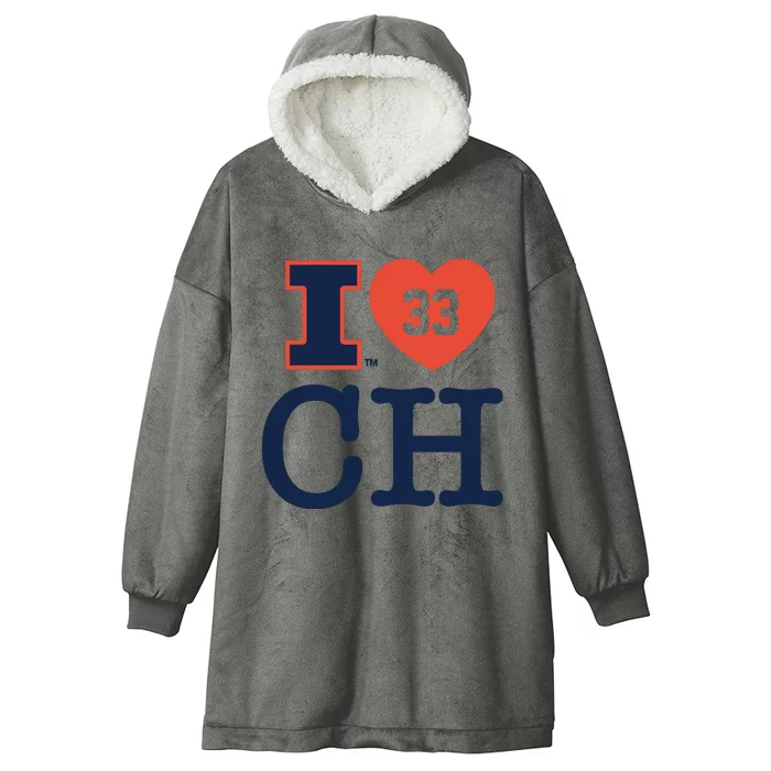 I Love 33 Ch Coleman Hawkin Hooded Wearable Blanket