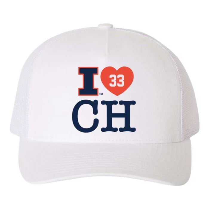 I Love 33 Ch Coleman Hawkin Yupoong Adult 5-Panel Trucker Hat