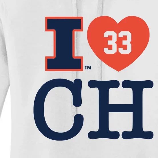 I Love 33 Ch Coleman Hawkin Women's Pullover Hoodie