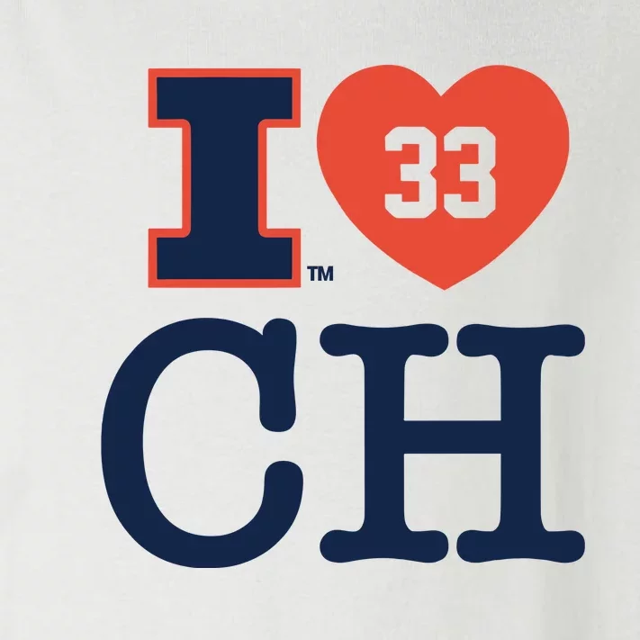 I Love 33 Ch Coleman Hawkin Toddler Long Sleeve Shirt