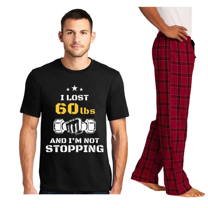 I Lost 60 Pounds Weight Loss Celebration Announcement Pajama Set