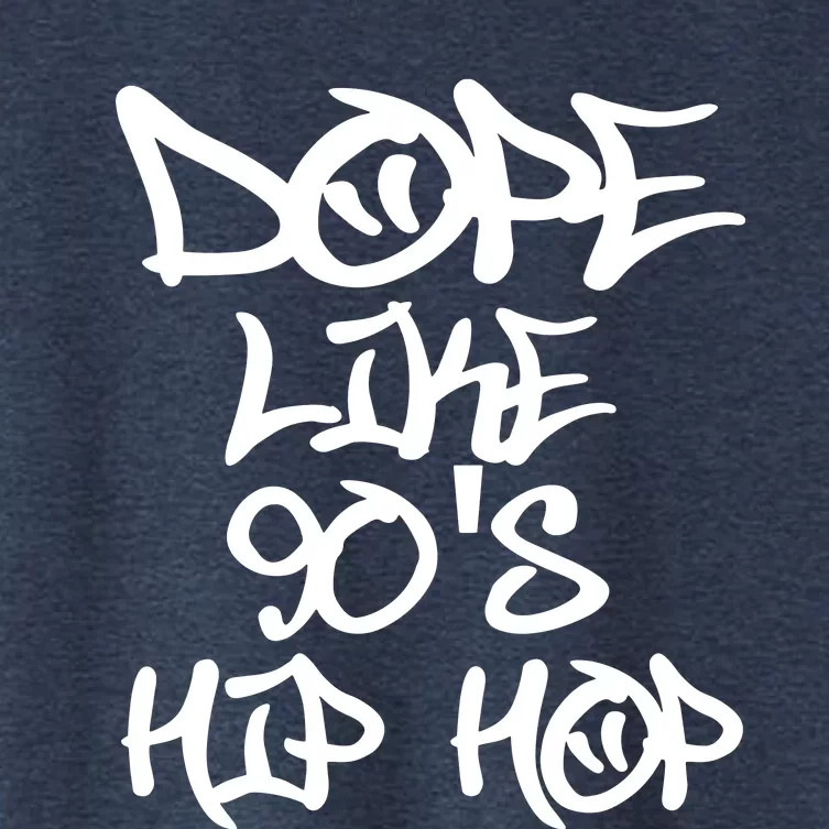 I Love 90s Hip Hop Shirts Dope Like 90s Hip Hop Women's Crop Top Tee