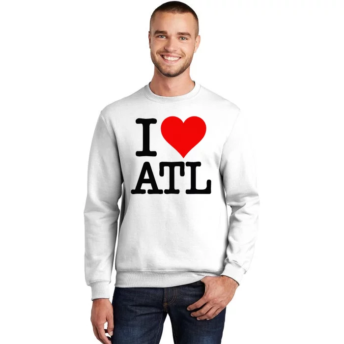 I LOVE ATLANTA GEORGIA HEART Sweatshirt