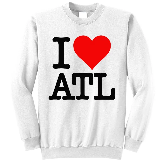 I LOVE ATLANTA GEORGIA HEART Sweatshirt