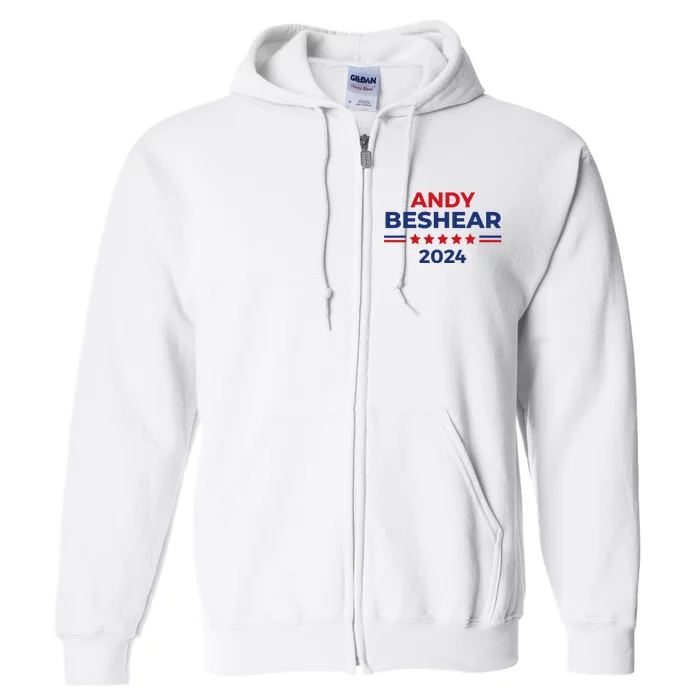 I Love Andy Beshear Full Zip Hoodie