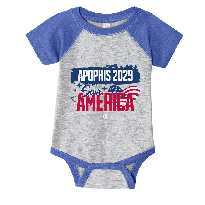 I Love America Asteroid 99942 Apophis 2029 April Gift Infant Baby Jersey Bodysuit