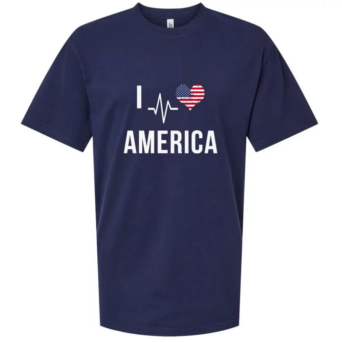 I Love America Sueded Cloud Jersey T-Shirt