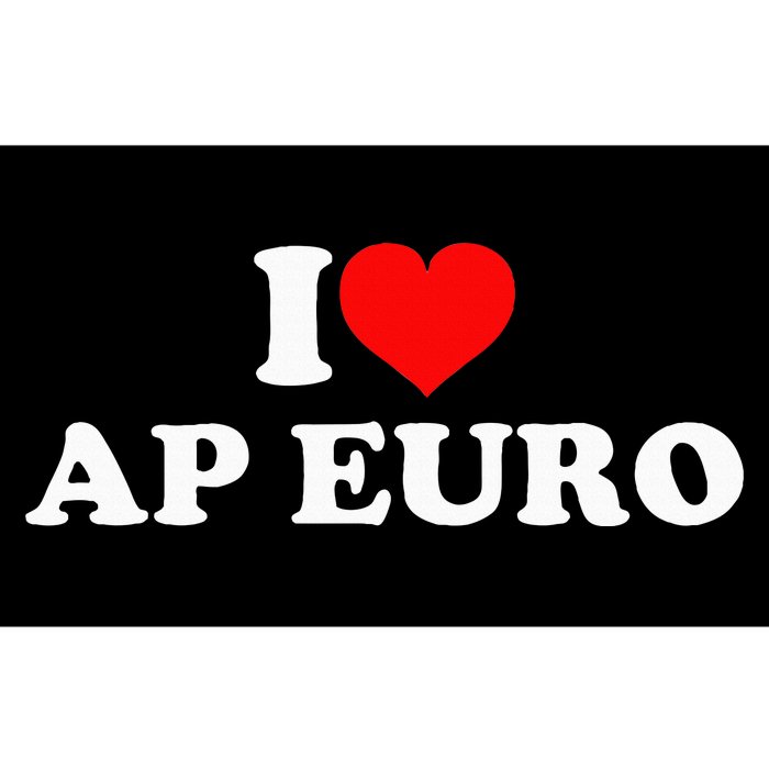 I Love Ap Euro Bumper Sticker