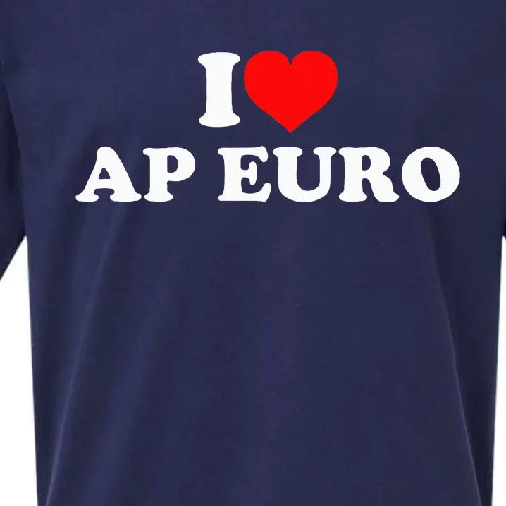 I Love Ap Euro Sueded Cloud Jersey T-Shirt