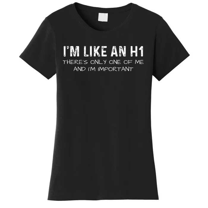 IM Like An H1 Seo Expert Women's T-Shirt