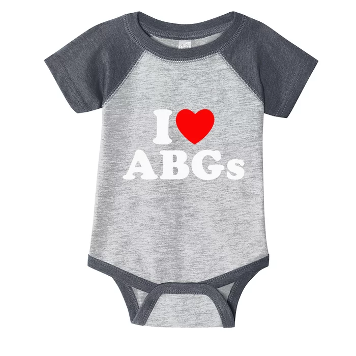 I Love Abgs Infant Baby Jersey Bodysuit