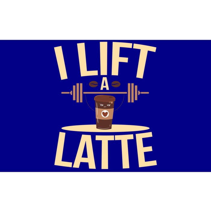 I Lift A Latte Funny Strong Weightlifting Gift Bumper Sticker