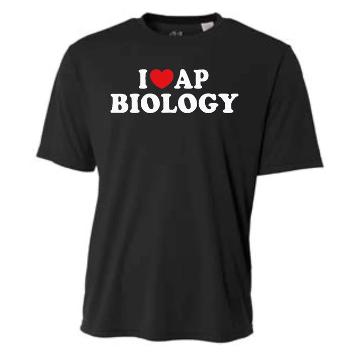 I Love Ap Biology I Heart Ap Biology Teachers Students Cooling Performance Crew T-Shirt