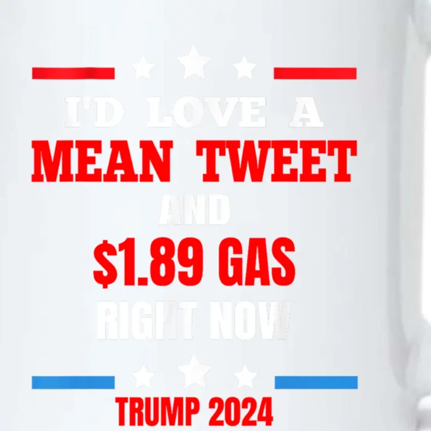 ID Love A Mean Tweet Funny Anti Joe Biden Trump 2024 Maga Funny Gift Black Color Changing Mug