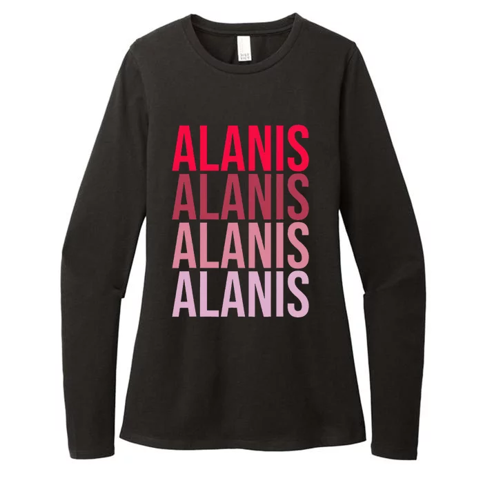 I Love Alanis First Name Alanis Womens CVC Long Sleeve Shirt