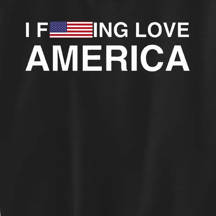 I love america Kids Sweatshirt