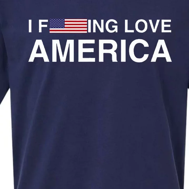 I love america Sueded Cloud Jersey T-Shirt