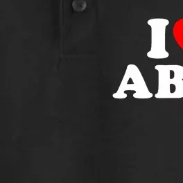 I Love Abgs I Heart Abgs Funny Asian Baby Lover Dry Zone Grid Performance Polo