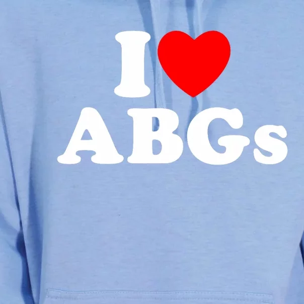 I Love Abgs I Heart Abgs Funny Asian Baby Lover Unisex Surf Hoodie