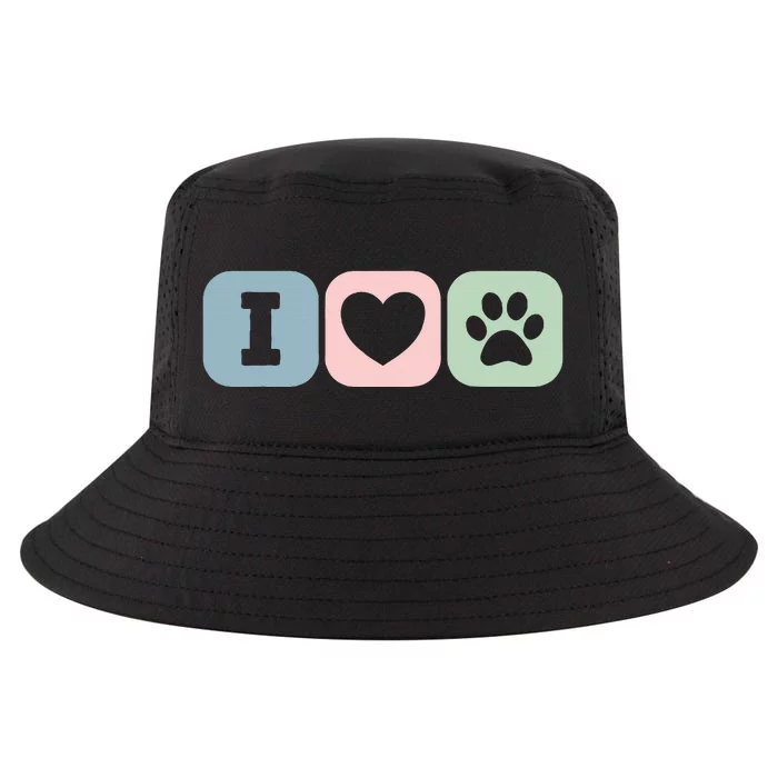 I Love Animals Dog Cat Rescue Owner Gift Cool Comfort Performance Bucket Hat