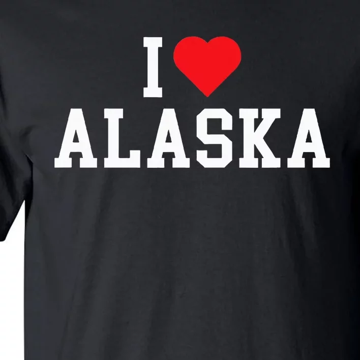 I Love Alaska Throwback Design Classic Tall T-Shirt