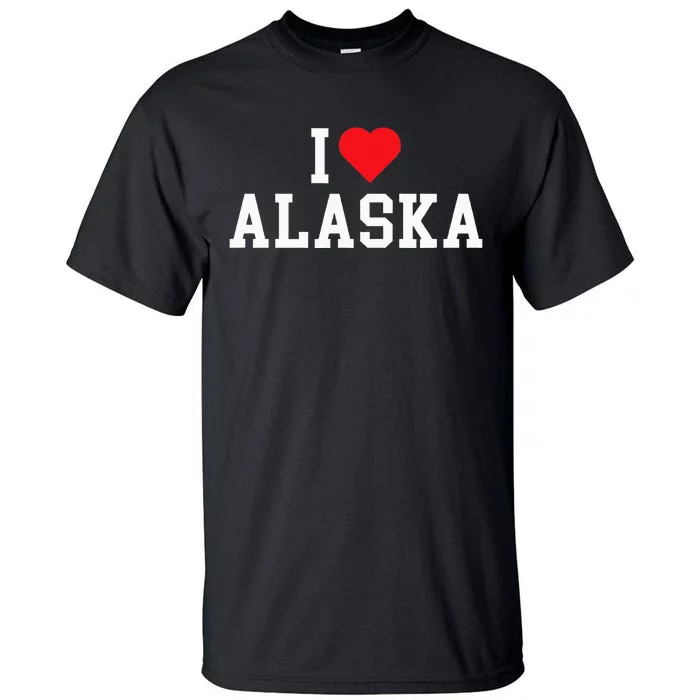 I Love Alaska Throwback Design Classic Tall T-Shirt