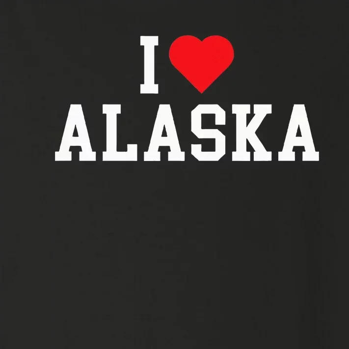 I Love Alaska Throwback Design Classic Toddler Long Sleeve Shirt