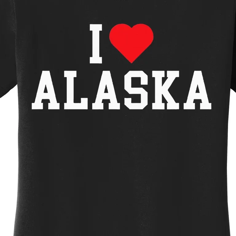 I Love Alaska Throwback Design Classic Women's T-Shirt