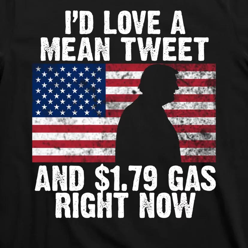 I'd Love A Mean Tweet And $1.79 Gas Right Now T-Shirt