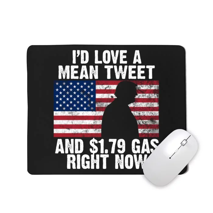 I'd Love A Mean Tweet And $1.79 Gas Right Now Mousepad