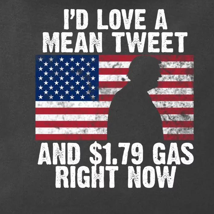 I'd Love A Mean Tweet And $1.79 Gas Right Now Zip Tote Bag