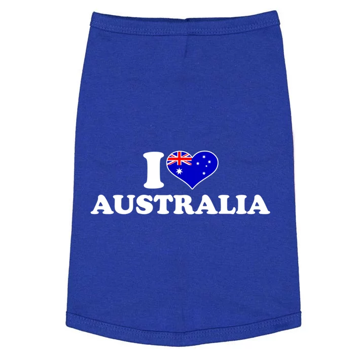 I Love Australia Gift Doggie Tank