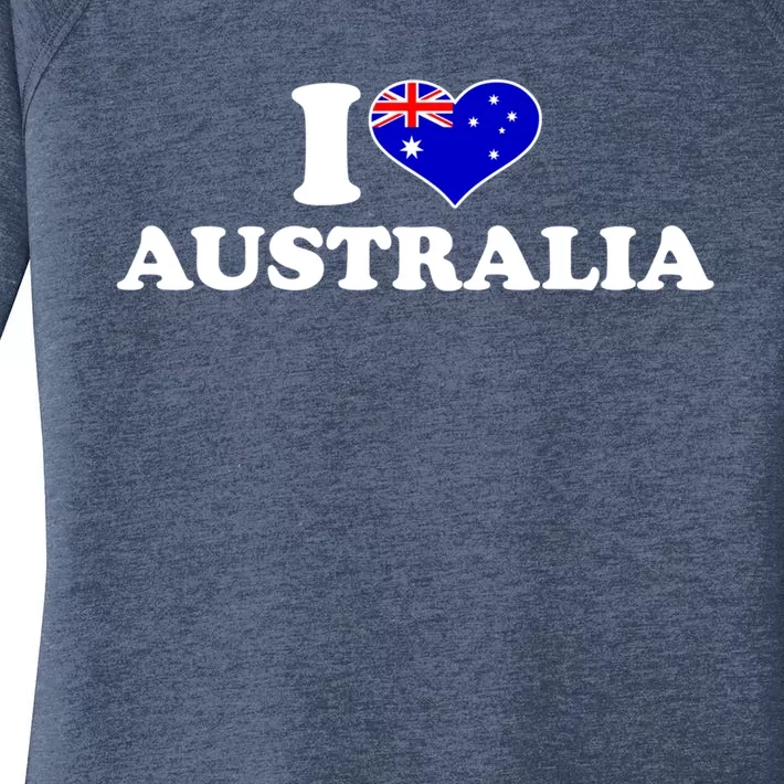 I Love Australia Gift Women's Perfect Tri Tunic Long Sleeve Shirt