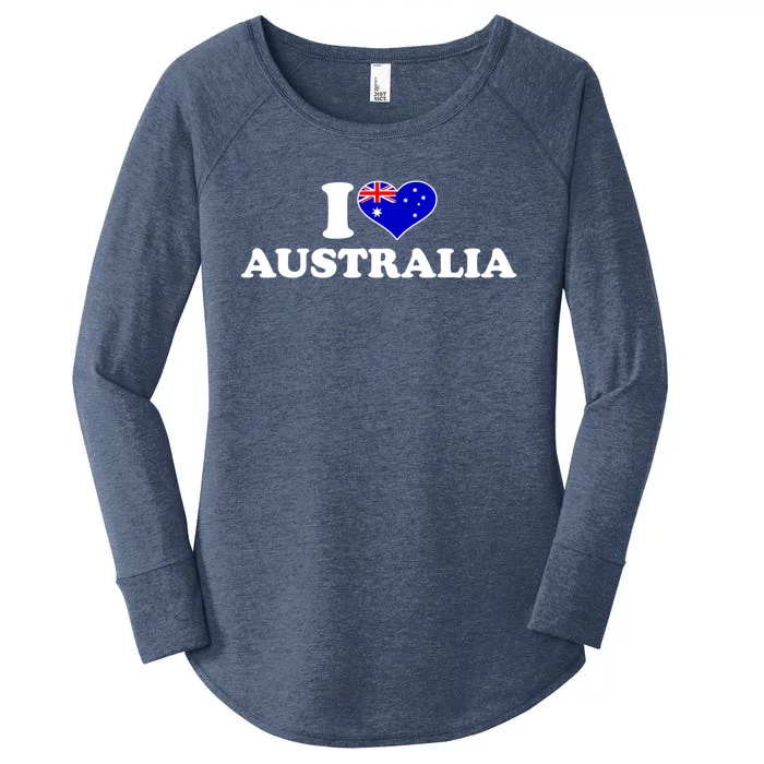 I Love Australia Gift Women's Perfect Tri Tunic Long Sleeve Shirt